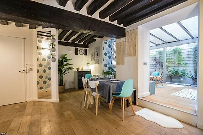 Appartement chic avec patio - 2BR/6P - Le...