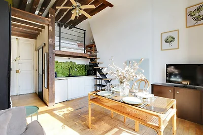 Moderne Wohnung – 1BD/4P – Arts et Métiers