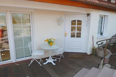 Rosengarten im Ferienhaus Carola