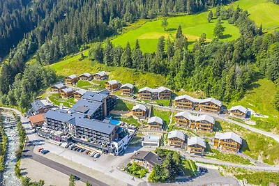 Chalet met uitzicht op de bergen in Wagrain