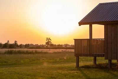 Schöne Lodge mit freiem Blick in Drenthe
