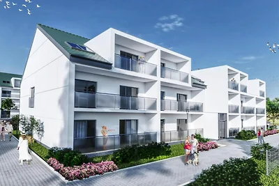Wohnung in Grzybowo mit Garten