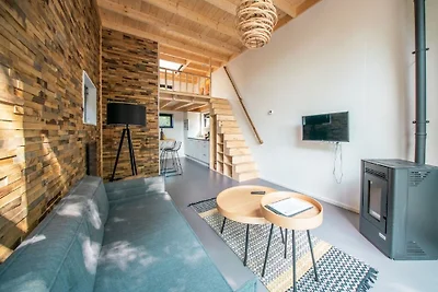 Nice tiny house with pellet stove