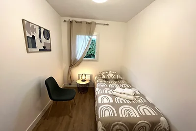 Gelijkvloers huis met tuin
