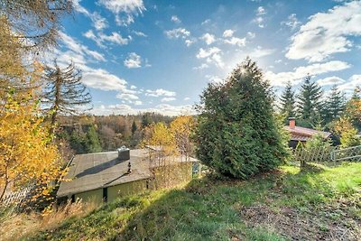 Vakantiehuis met terras direct aan het bos