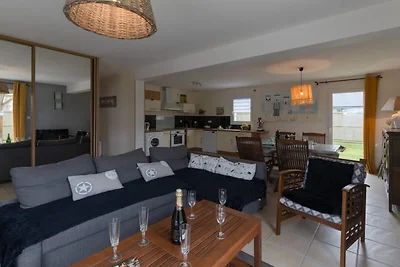 Eénlaags huis aan de kust van Bretagne