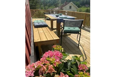 Ferienhaus in Gjerstad mit Schwimmbecken
