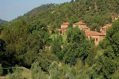 Stenen huis De Uil bij Rio Alajar valleizicht