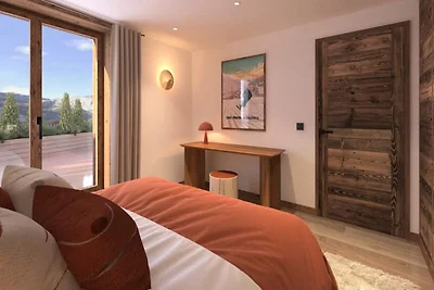 Chalet in Les Places met toegang tot de...