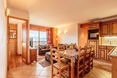 Apartment in Le Chantel mit Blick auf den Mon...