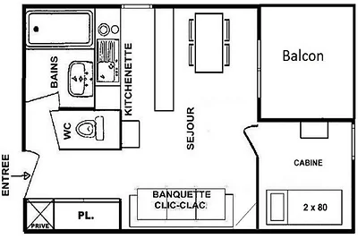 Apartment in den Alpen mit Balkon und...