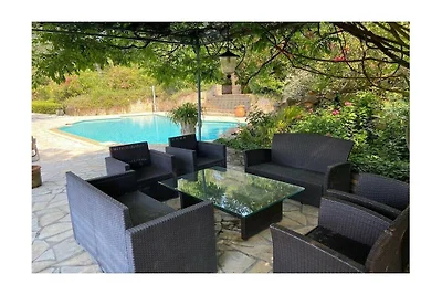 Ferienhaus in Carcès mit Badminton