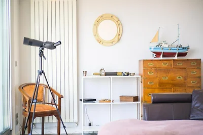 Geneviève auf dem Dach