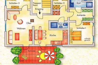 Ferienwohnung mit 1 Schlafzimmer