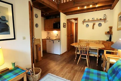 Apartment in Areches mit Bergblick