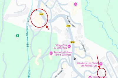 Appartement in Vars nabij Fontbonne Lift