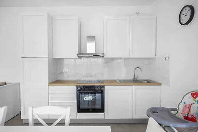 Moderne Wohnung, 300 m vom Strand entfernt