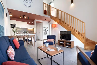 Schilderachtige duplex-oase voor 6 personen