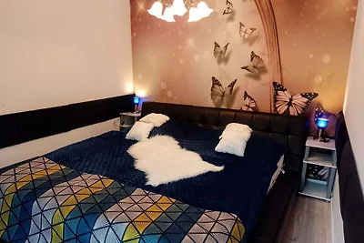 Ferienhaus in Nowe Warpno mit Garten