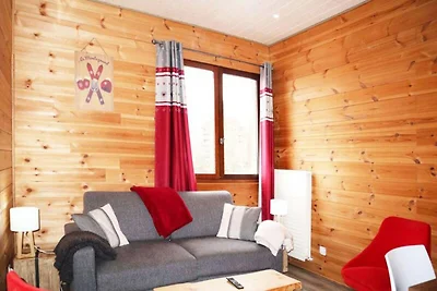 Wohnung in Les Orres mit Blick auf das Tal