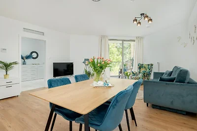 Strandapartment mit Innenpool und Sauna