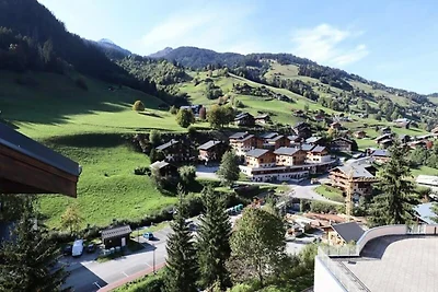 Apartment in Areches mit Bergblick