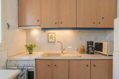 Haus in Ornos mit Meerblick