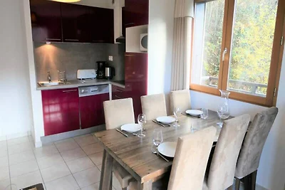Wohnung in Saint-Gervais mit Poolblick