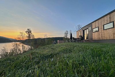 Vakantiedorp Seeblick - Tiny chalet met sauna...