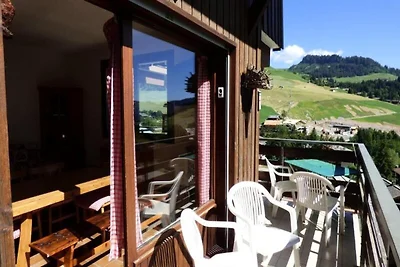 Wohnung in Chinaillon mit Pistenblick