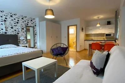 Apartments Lara Rab - Studio Apartment with...