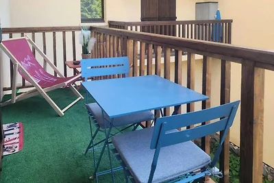 Appartement in Le Mélezet met uitzicht op de...