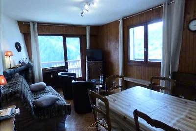 Wohnung in Villeneuve mit Aravis-Blick