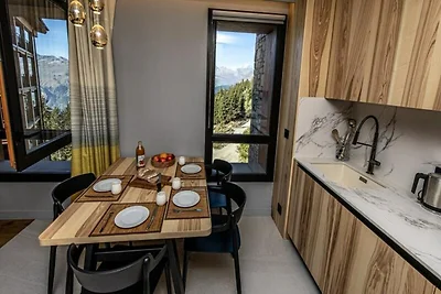 Apartment in Les Arcs mit Spa und Blick auf d...