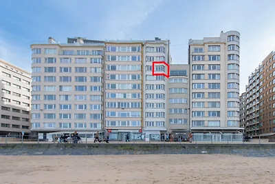 Wohnung mit frontalem Meerblick in Ostende