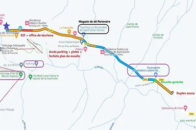 Appartement in dorp met skibus