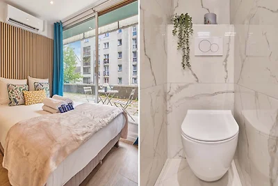 Suite met balkon en airconditioning - Eiffelt...