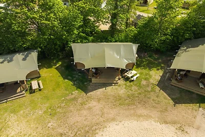 Geräumiges Luxus-Safari-Zelt für 8 Personen