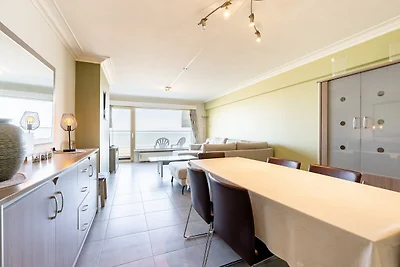 Blankenberge zentrale Wohnung mit Meerblick