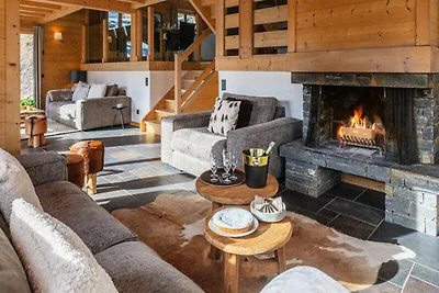 Chalet in den Alpen mit Spa und Panoramablick