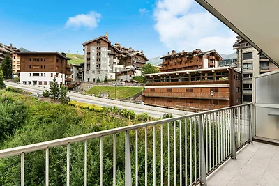 Wohnung in Moriond mit Bergblick