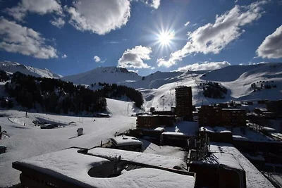 Appartement in La Plagne met uitzicht op de...
