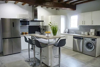 Herenhuis bij Somme-baai en Normandische kust