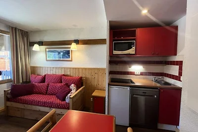 Wohnung in Plagne 1800 mit Mont Blanc Blick