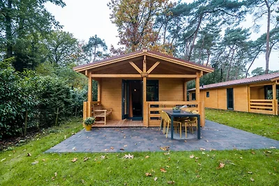Luxe vrijstaande lodge met stoomcabine.