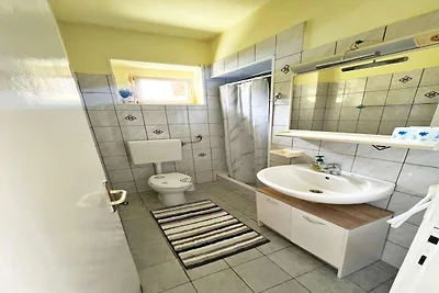 Wohnung direkt am Meer mit Terrasse in Kampor