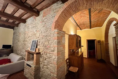 Typisches toskanisches Bauernhaus mit...