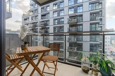 Warschauer Stadtapartment mit Balkon