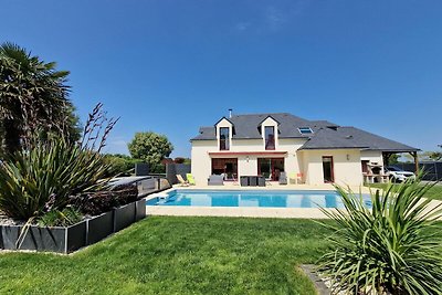 Ferienvilla mit Pool am Golf des Morbihan-ehe...