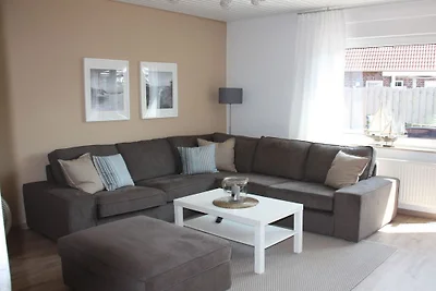 Holiday home in Hage with swimming pool